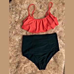 High waist bikini set